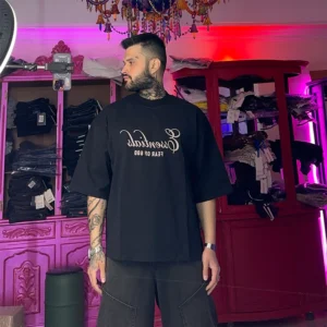 تصویر تیشرت باکسی fear of god مدل T-104