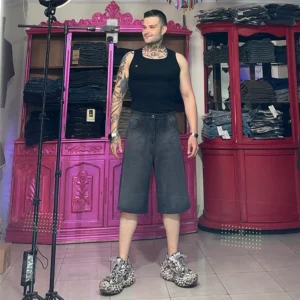 شلوارک جین سنگ شور مدل S-103